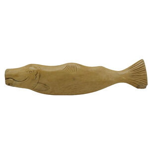 Vintage Hand Carved Wooden Fish Beer Tap Handle Knob Bar Top Keg Brewing Draft